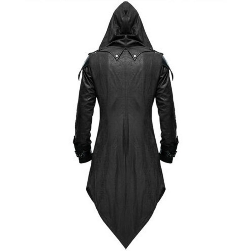 Mens Medieval Retro Jacket Renaissance Gothic Coat Man Tuxedo Halloween Formal Costume Cosplay Costume Renaissance Jacket 201128