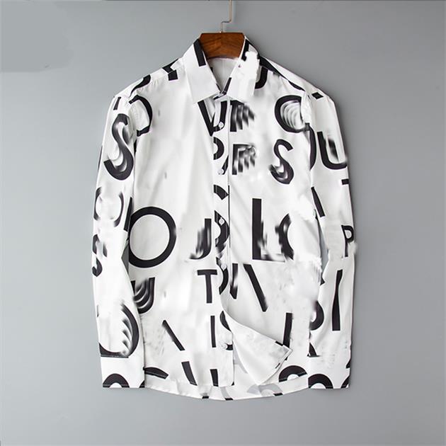 Luxury designers fashion men's shirts designers casual slim long sleeves business shirts printed autumn formal cotton shirts -4XL#03, White;black
Luxury designers fashion men's shirts designers casual slim long sleeves business shirts printed autumn formal cotton shirts -4XL#03, White;black
