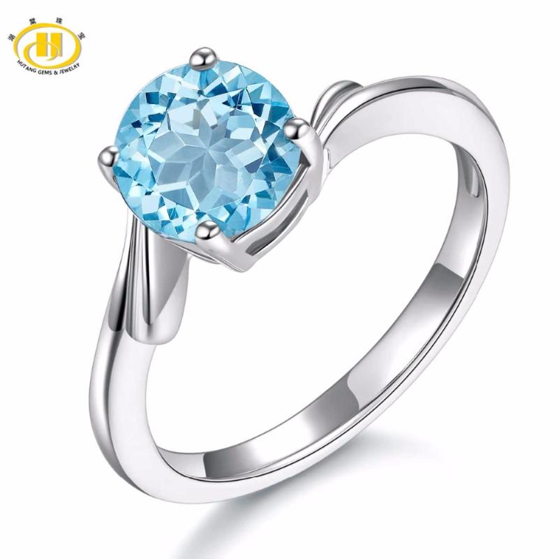 Cluster Rings Genuine Sky Blue Topaz 2.35ct Engagement Ring Solid 925 Sterling Silver Fine Jewelry Birthday Mother's Day Gift
Cluster Rings Genuine Sky Blue Topaz 2.35ct Engagement Ring Solid 925 Sterling Silver Fine Jewelry Birthday Mother's Day Gift