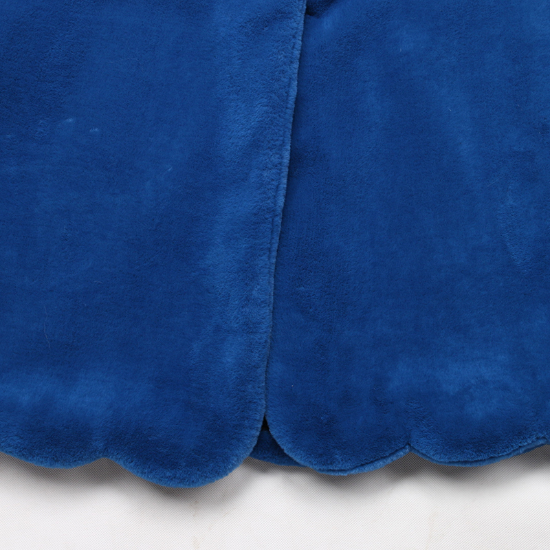 Nerazzurri Fluffy blue black pink elegant winter faux fur coat women Long plus size fashion 4xl 5xl 6xl 7xl Warm soft furry 201215