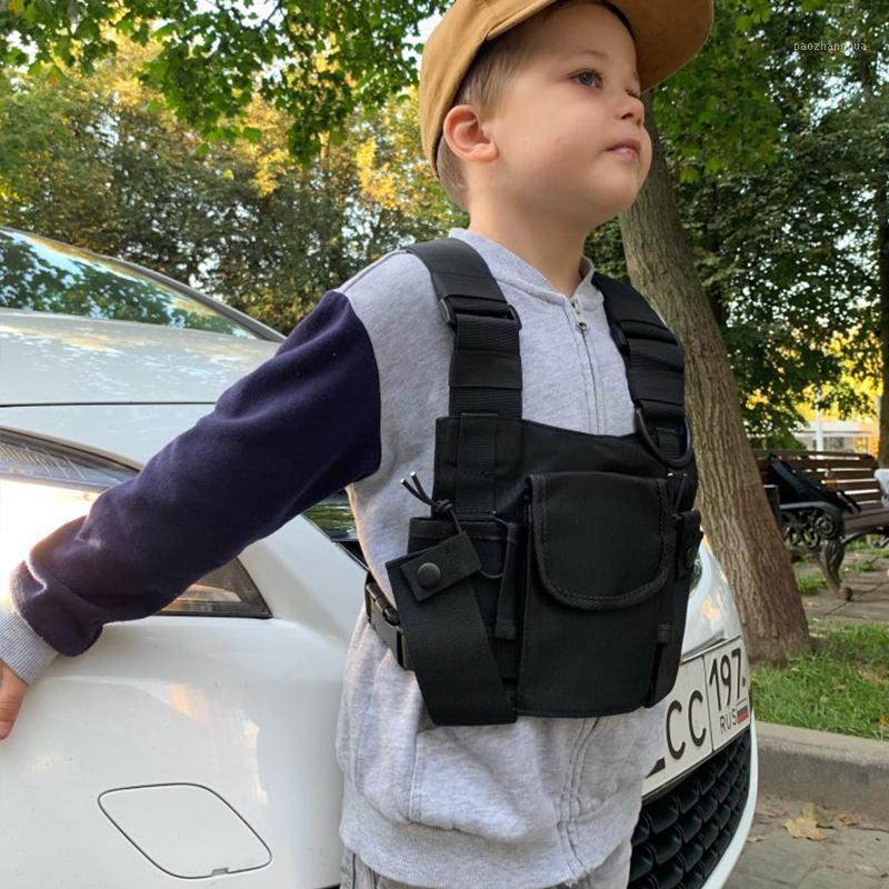 Kids Chest Rig Bag Children Streetwear Hip Hop Street Dance Tactical Vests Fashion Adjustable Pockets Waistcoat for Boy Girls1, Black
Kids Chest Rig Bag Children Streetwear Hip Hop Street Dance Tactical Vests Fashion Adjustable Pockets Waistcoat for Boy Girls1, Black
