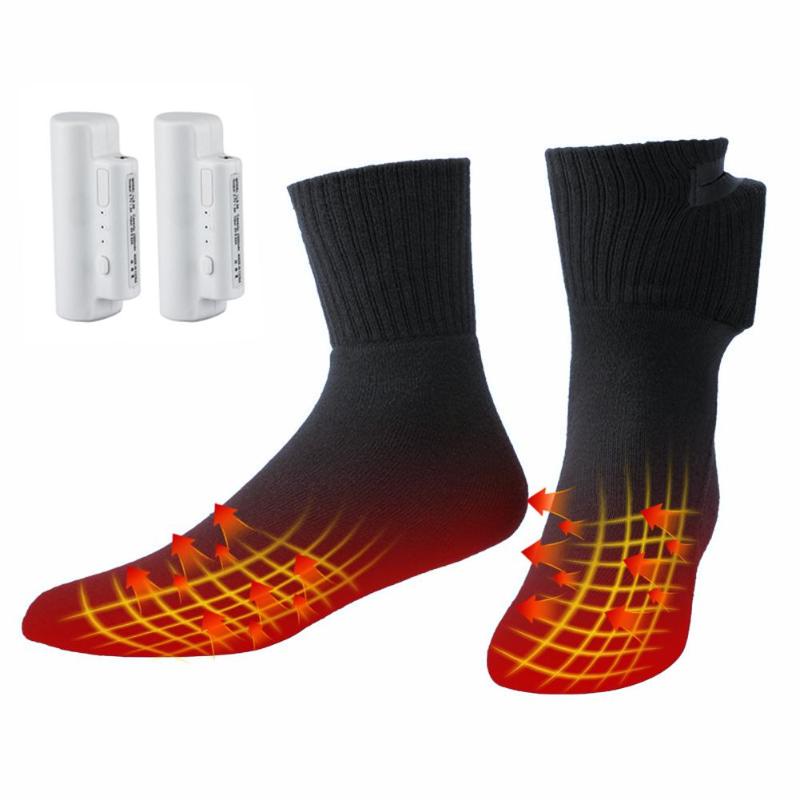 Electric Heated Socks Rechargeable Battery for Chronically Cold Feet Women Men Winter Outdoor Skiing Cycling Sport Thermal Socks, Black
Electric Heated Socks Rechargeable Battery for Chronically Cold Feet Women Men Winter Outdoor Skiing Cycling Sport Thermal Socks, Black