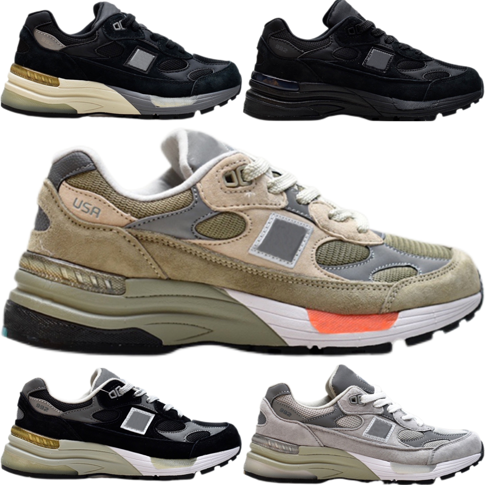 Boots running Shoes nb992 992 pigskin leather suede classic retro limited edition designer women Sneakers Platform men basketball Outdoor gr, Black
Boots running Shoes nb992 992 pigskin leather suede classic retro limited edition designer women Sneakers Platform men basketball Outdoor gr, Black