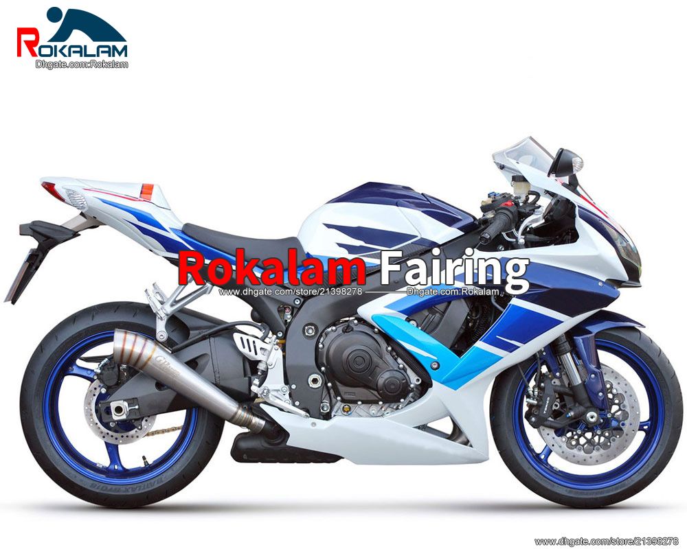 Sportbike Fairings For Suzuki GSXR600 GSX-R750 08 09 10 GSXR750 GSX-R600 K8 2008 2009 2010 Blue White ABS Bodyworks (Injection Molding), Customize
Sportbike Fairings For Suzuki GSXR600 GSX-R750 08 09 10 GSXR750 GSX-R600 K8 2008 2009 2010 Blue White ABS Bodyworks (Injection Molding), Customize
