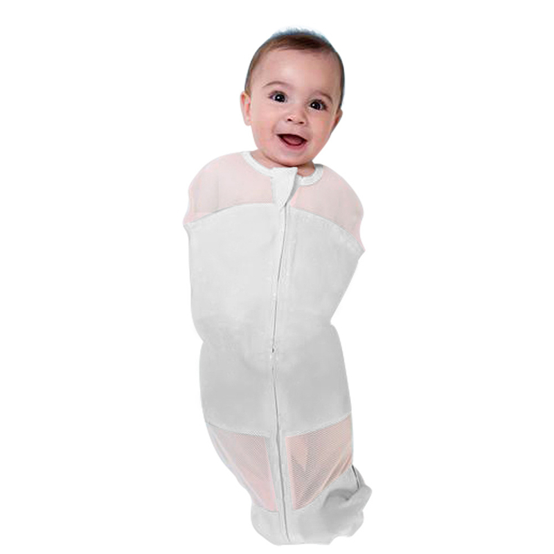 Newborn Baby Swaddle Sleeping Bag Better Sleep Snug Fit Calms Startle Reflex Swaddling Wrap Summer Breathable Sleepsack LJ200827