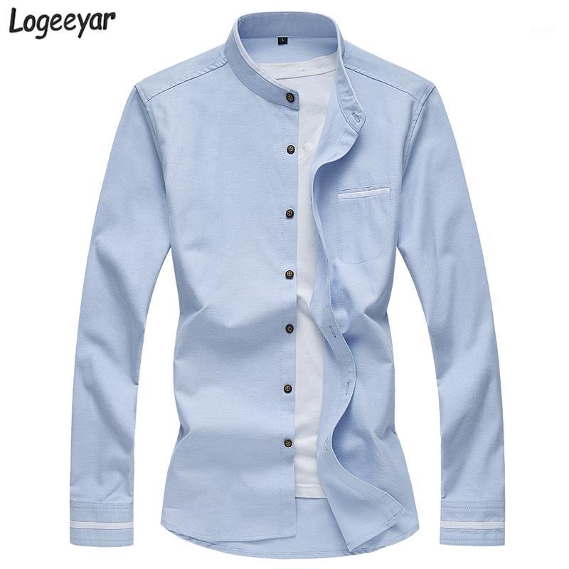 Men's Casual Shirts Wholesale- Men Shirt Autumn Long Sleeved Stand Collar Slim Fit Single Breasted Solid Cotton Men's Blouse Plus Size, Denim blue
Men's Casual Shirts Wholesale- Men Shirt Autumn Long Sleeved Stand Collar Slim Fit Single Breasted Solid Cotton Men's Blouse Plus Size, Denim blue