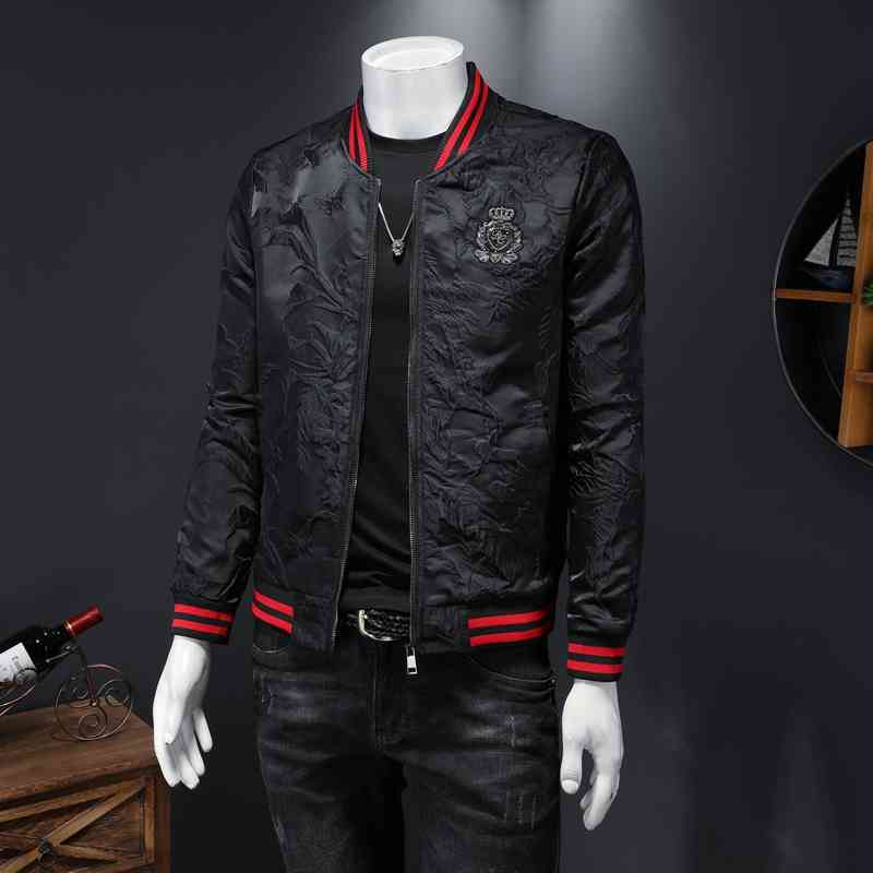 Men' Jackets jacket spring and autumn embroidery youth handsome all-match Korean trend brand casual RQM2, Black
Men' Jackets jacket spring and autumn embroidery youth handsome all-match Korean trend brand casual RQM2, Black