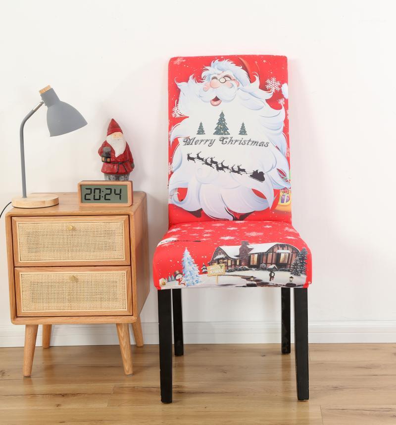 Printed dining chair cover spandex stretch elastic chair cover Christmas dining restaurant office banquet hall decor1
Printed dining chair cover spandex stretch elastic chair cover Christmas dining restaurant office banquet hall decor1