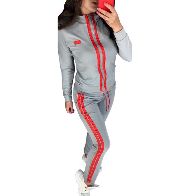 Loozykit Women's Casual 2Pcs Outfits Striped Bodycon Sweatsuits Tracksuits Set Long Sleeve Tops Pants Spotrts Set Outfits 2020, 04
Loozykit Women's Casual 2Pcs Outfits Striped Bodycon Sweatsuits Tracksuits Set Long Sleeve Tops Pants Spotrts Set Outfits 2020, 04