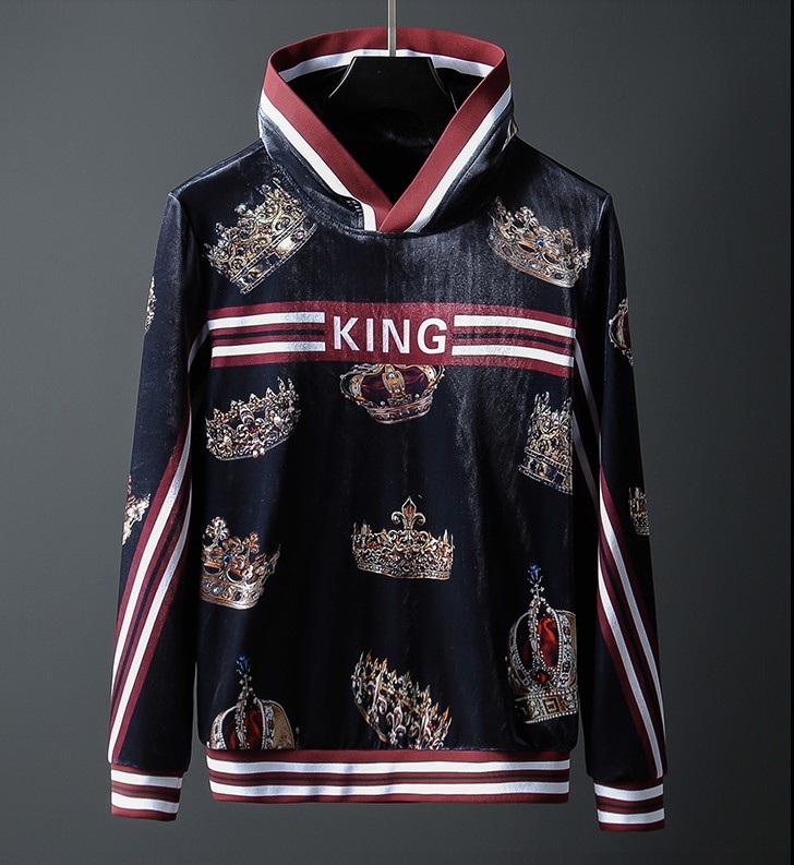 2021 New 19 Luxury Classic High Crown Stripe Hoodies Cotton Sweaters Thicken Fleece # L03 XAME, Black
2021 New 19 Luxury Classic High Crown Stripe Hoodies Cotton Sweaters Thicken Fleece # L03 XAME, Black