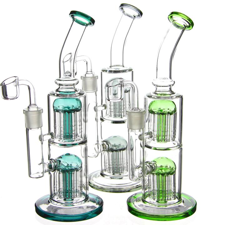 Percolator Bongs Water Pipes Ashcatcher Heady Glass Rigs Smoking Pipes Chicha Thick Glass Water Bongs hookahs Double Tree with 14mm banger
Percolator Bongs Water Pipes Ashcatcher Heady Glass Rigs Smoking Pipes Chicha Thick Glass Water Bongs hookahs Double Tree with 14mm banger
