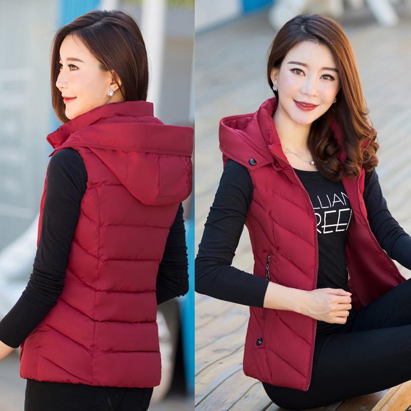 Women Down Cotton Coat Waistcoat 4XL Plus Size Vests Femme Slim Outerwear Winter Women Sleeveless Short Solid Removable Cap Vest, Black
Women Down Cotton Coat Waistcoat 4XL Plus Size Vests Femme Slim Outerwear Winter Women Sleeveless Short Solid Removable Cap Vest, Black