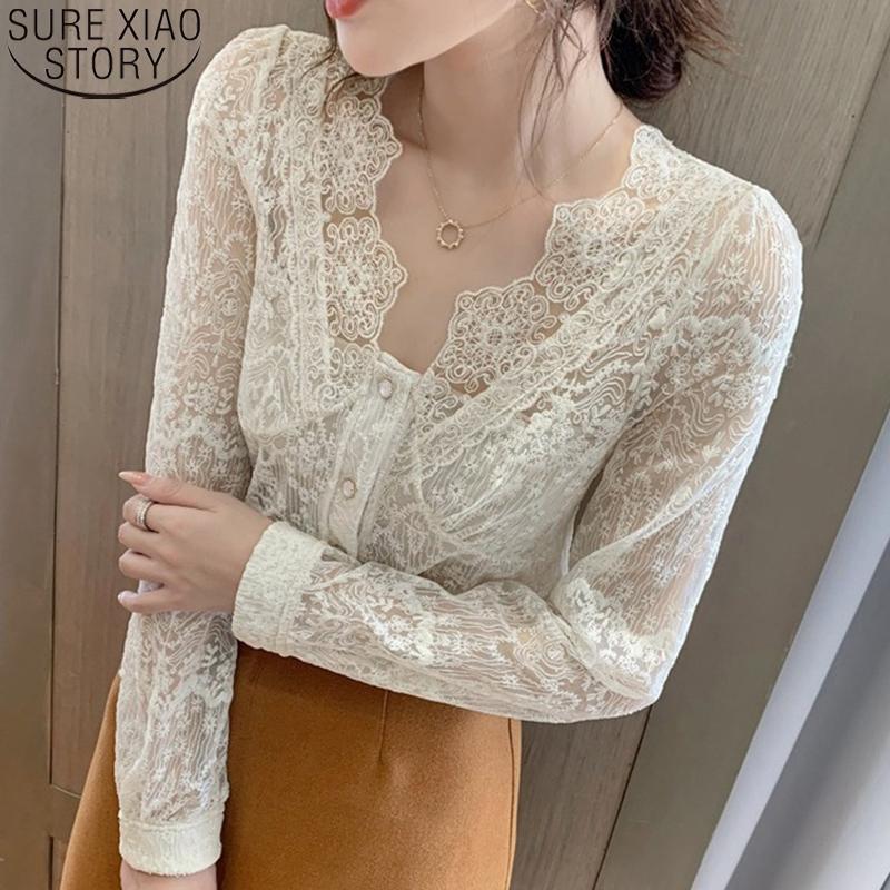 Embroidery Floral Fashion Vintage Sexy Mesh lace blouse women Tops Long Sleeve Shirts V Neck Casual Elegant Blouses Blusas 12286
Embroidery Floral Fashion Vintage Sexy Mesh lace blouse women Tops Long Sleeve Shirts V Neck Casual Elegant Blouses Blusas 12286