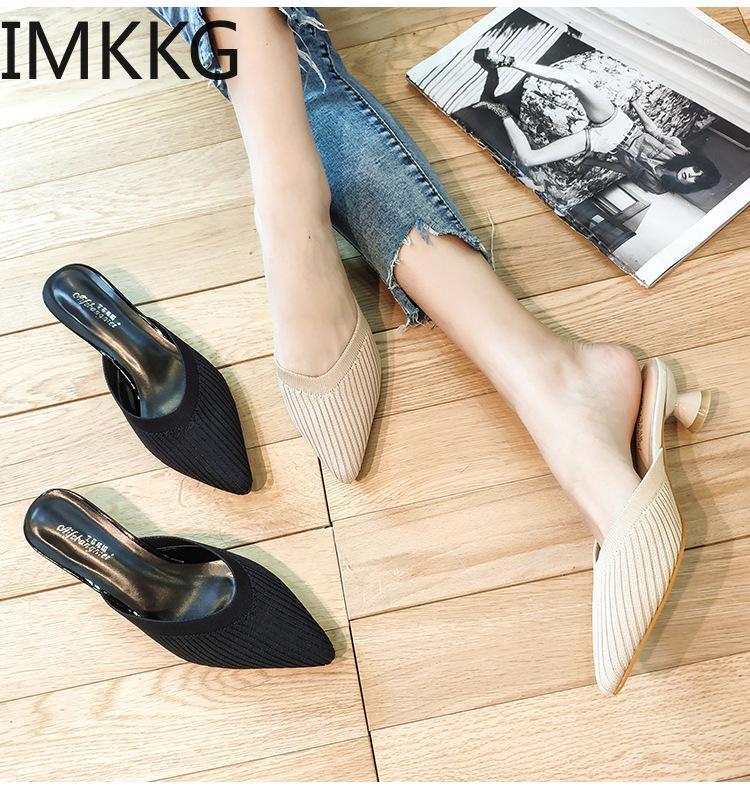 Med Heel Slippers Women Shoes Woman Pointed Toe Ladies Female Slides Platform Slippers Summer Fashion Flip Flops Shoes F900741, Apricot
Med Heel Slippers Women Shoes Woman Pointed Toe Ladies Female Slides Platform Slippers Summer Fashion Flip Flops Shoes F900741, Apricot