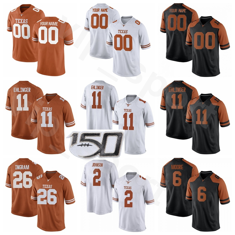 NCAA Texas Longhorns Football College 26 Keaontay Ingram Jersey Stitched 11 Sam Ehlinger 2 Roschon Johnson 6 Joshua Moore Brenden Schooler, With 150th patch
NCAA Texas Longhorns Football College 26 Keaontay Ingram Jersey Stitched 11 Sam Ehlinger 2 Roschon Johnson 6 Joshua Moore Brenden Schooler, With 150th patch