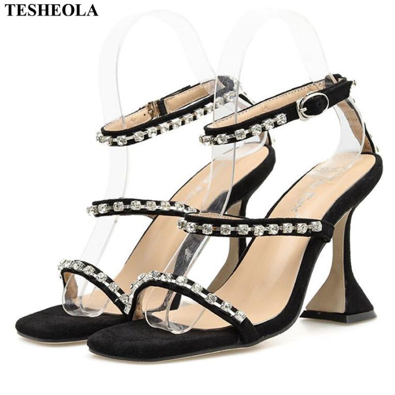 Hot Crystal Thin Buckle Sandals Women Roman Open Toe Wine Cup Heels Stilettos Sexy Pumps Party Dress Ladies Shoes Black Flock 41, Silver pu
Hot Crystal Thin Buckle Sandals Women Roman Open Toe Wine Cup Heels Stilettos Sexy Pumps Party Dress Ladies Shoes Black Flock 41, Silver pu