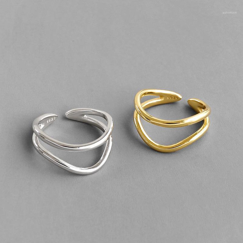 Real 925 sterling silver double layer line rings for women bijoux, new cute adjustable ring anel feminino silver jewelry 20201
Real 925 sterling silver double layer line rings for women bijoux, new cute adjustable ring anel feminino silver jewelry 20201