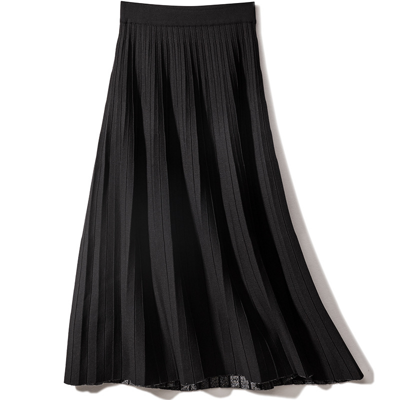 2021 New High Waist Knitting A-line Long Black Stretch Vintage Women Winter Skirt Jupe Femme Saia J0ne
2021 New High Waist Knitting A-line Long Black Stretch Vintage Women Winter Skirt Jupe Femme Saia J0ne