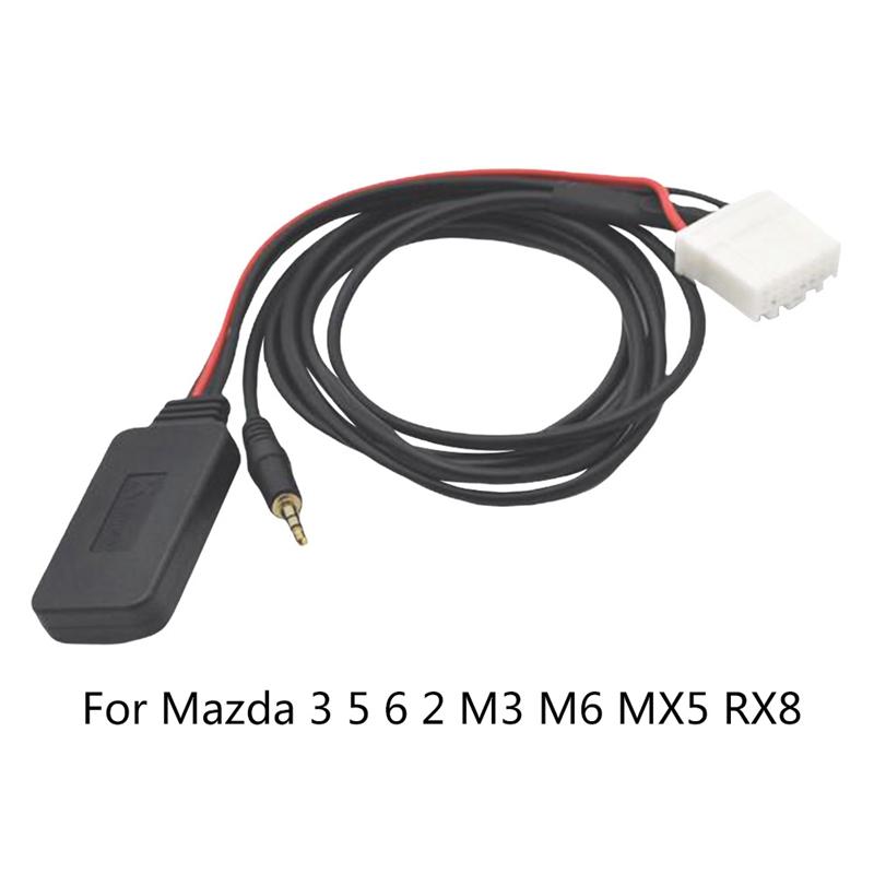 Bluetooth stereo Aux in adaptor cable For 3 5 6 2 M3 M6 MX5 RX8 car