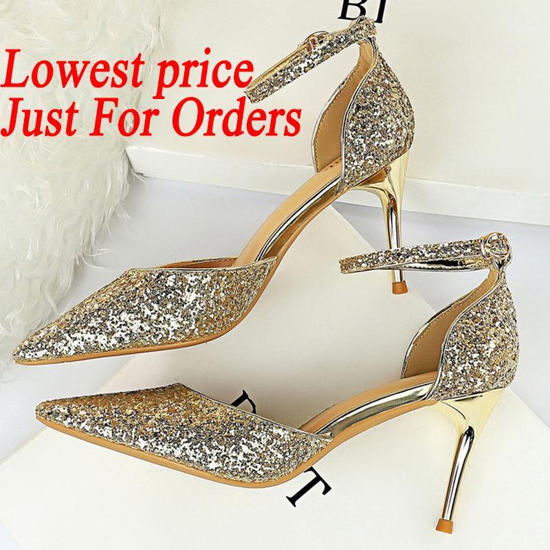 2020 Women 7.5cm 9.5cm High Heels Sparkle Sandals Wedding Bridal Low Heels Sandles Stiletto Glitter Prom Elegant Stripper Pumps1, 7.5cm champagne
2020 Women 7.5cm 9.5cm High Heels Sparkle Sandals Wedding Bridal Low Heels Sandles Stiletto Glitter Prom Elegant Stripper Pumps1, 7.5cm champagne