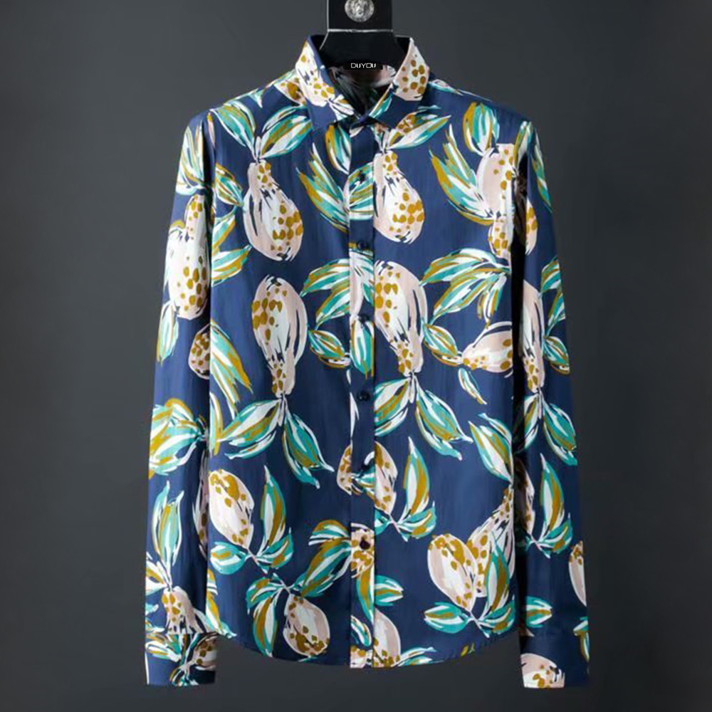 100% Cotton Men Long Sleeve Mens Slim Fit Dress Shirt Male 3d Chinese Style Printed Casual Shirts Dep1, Blue
100% Cotton Men Long Sleeve Mens Slim Fit Dress Shirt Male 3d Chinese Style Printed Casual Shirts Dep1, Blue