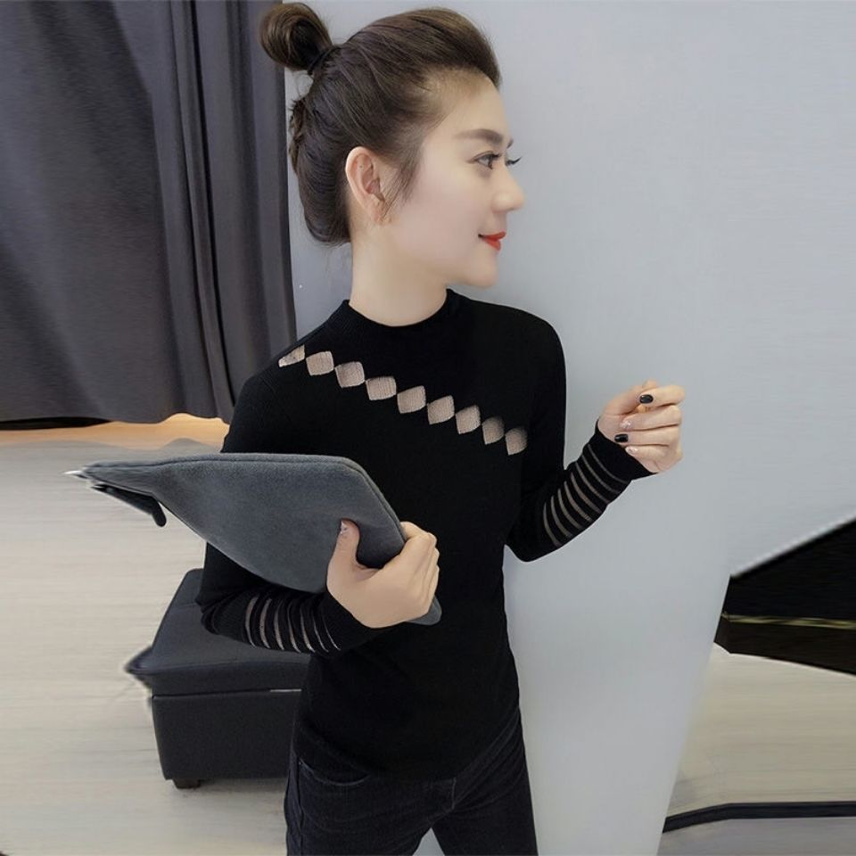 2021 High quality Autumn Winter Foreign Style, Self-assembly, Bottom Shirt, Sleeve Sweater, Thick Female Tide 9X2T, Black
2021 High quality Autumn Winter Foreign Style, Self-assembly, Bottom Shirt, Sleeve Sweater, Thick Female Tide 9X2T, Black