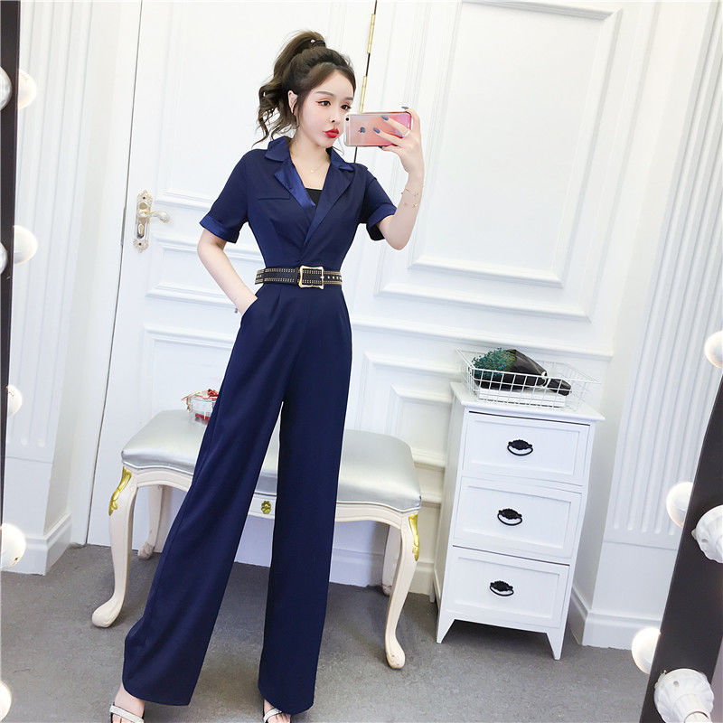 Sleeve Turn Short Down Collar for Elegant Office Women Long 2020 Summer Casual Overalls Vygp, Navy blue
Sleeve Turn Short Down Collar for Elegant Office Women Long 2020 Summer Casual Overalls Vygp, Navy blue
