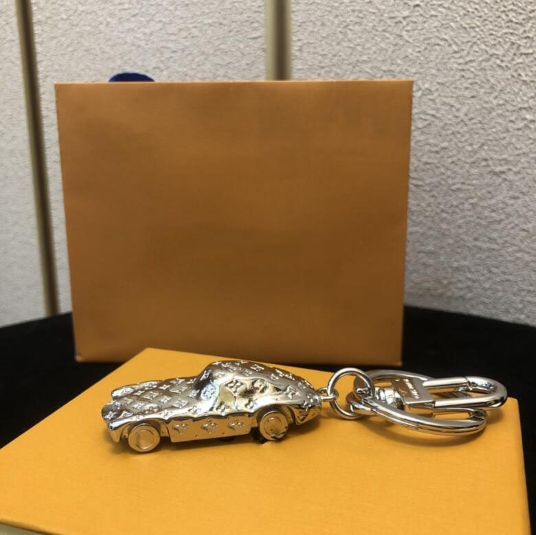 original single car style choice simple design of mens key chain womens high quality gold key chain and box wholesale
