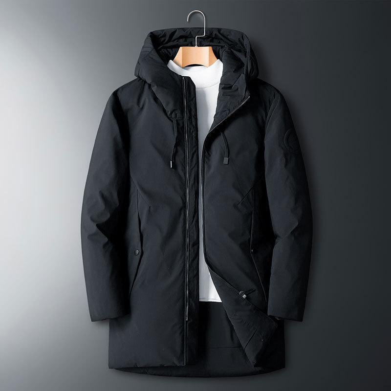 Down jacket male long the new 2020 new winter coat plus-size fat fat winter coat, Black
Down jacket male long the new 2020 new winter coat plus-size fat fat winter coat, Black