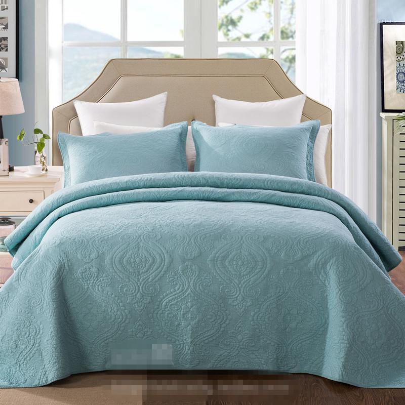 3pcs cotton American blue beige gray pink embroidery patchwork quilt colcha bedspread full king size drap bubu1
3pcs cotton American blue beige gray pink embroidery patchwork quilt colcha bedspread full king size drap bubu1