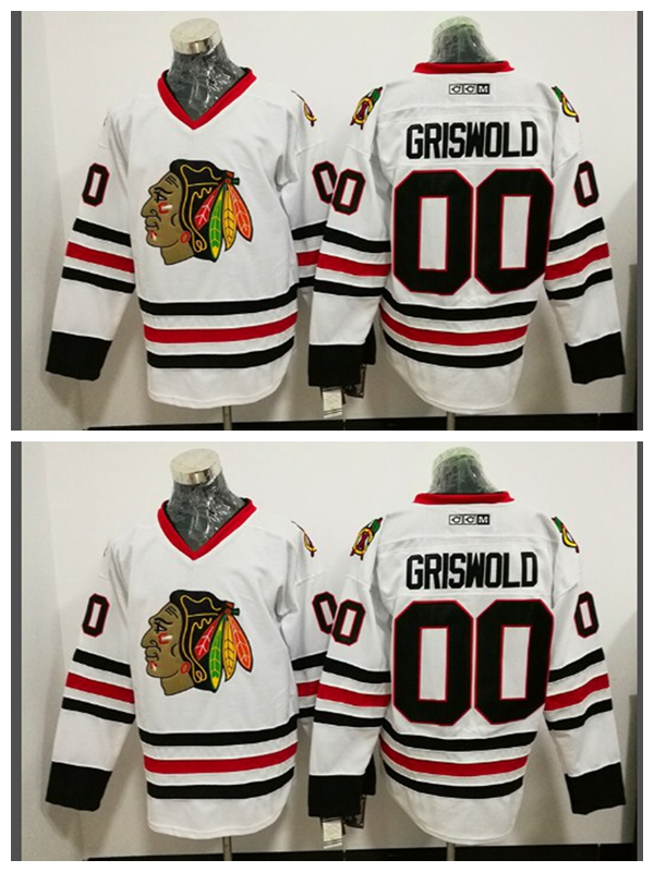 Fashion Retro Chicago Blackhawks Jersey Mens 00 Clark Griswold Jersey White High Quality Hockey Jerseys Stitched, Black;red
Fashion Retro Chicago Blackhawks Jersey Mens 00 Clark Griswold Jersey White High Quality Hockey Jerseys Stitched, Black;red