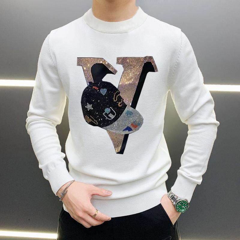 Men's Sweaters Comfortable And Warm Trendy Knitted Pullovers Handsome Hot Diamond Personality Design Cashmere Clothing, As shown asian size
Men's Sweaters Comfortable And Warm Trendy Knitted Pullovers Handsome Hot Diamond Personality Design Cashmere Clothing, As shown asian size