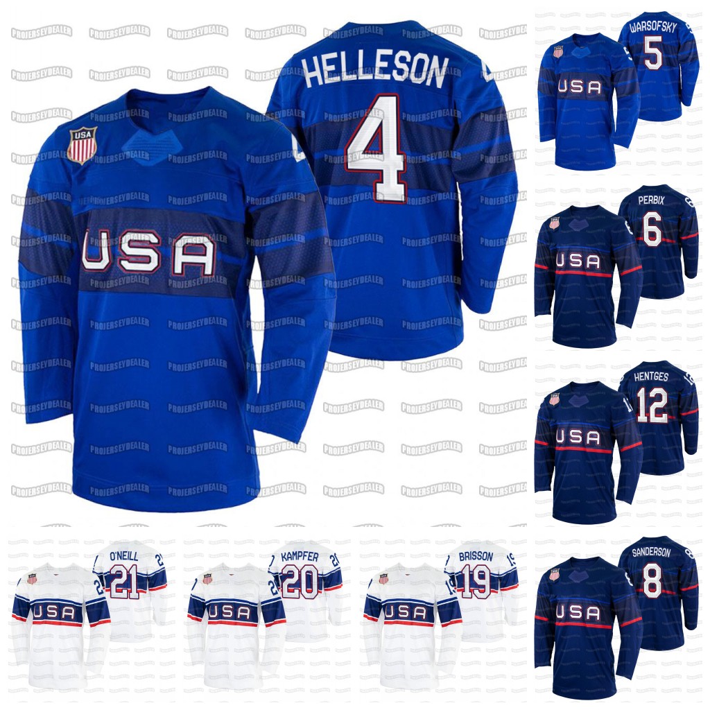 USA 2022 Winter Hockey Jersey Drew Helleson David Warsofsky Nick Perbix Matty Beniers Kenny Agostino Sam Hentges Nathan Smith Brock Faber Nick Abruzzese, 15 alex turcotte
USA 2022 Winter Hockey Jersey Drew Helleson David Warsofsky Nick Perbix Matty Beniers Kenny Agostino Sam Hentges Nathan Smith Brock Faber Nick Abruzzese, 15 alex turcotte