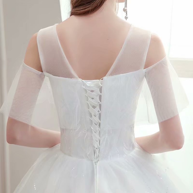 2021 New Sheer Tulle O-neck Dressed Robe Soiree Bride a Being 406U, Same as the photos
2021 New Sheer Tulle O-neck Dressed Robe Soiree Bride a Being 406U, Same as the photos