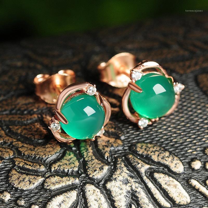 Stud Inlaid Natural Chalcedony Egg Face Flower Earrings Women's Classic Earring Party Girl Jewelry Gift1
Stud Inlaid Natural Chalcedony Egg Face Flower Earrings Women's Classic Earring Party Girl Jewelry Gift1