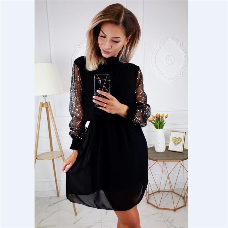 Casual Dresses Womens Dress 2022 Spring Summer Ladies Sequins Polka Dot Lace Mesh Puff Sleeve Mini Evening Party Vestidos Black, Black;gray
Casual Dresses Womens Dress 2022 Spring Summer Ladies Sequins Polka Dot Lace Mesh Puff Sleeve Mini Evening Party Vestidos Black, Black;gray