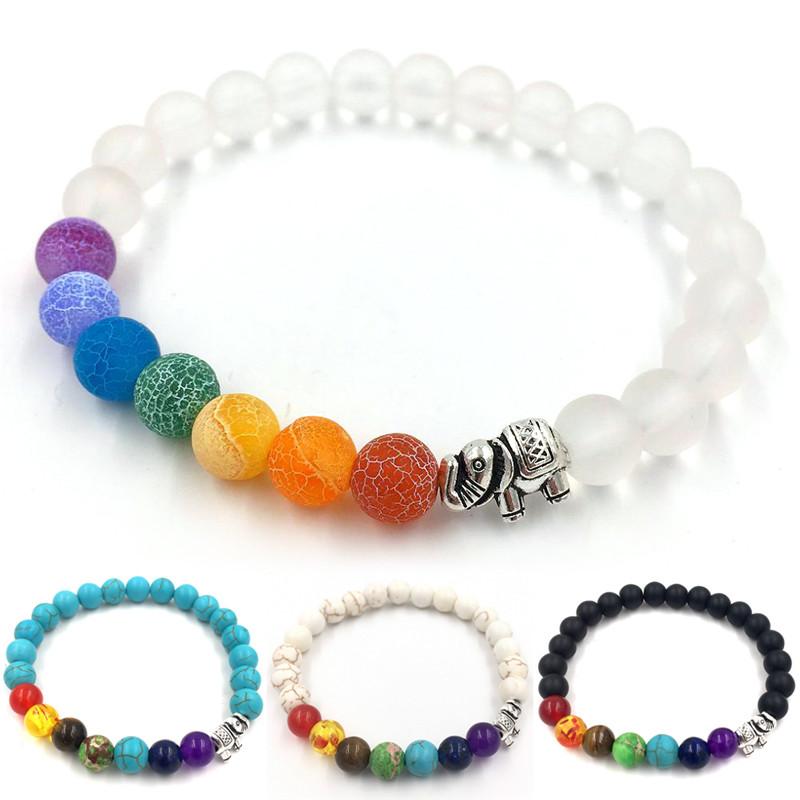 7 Chakra Bracelet Men Multicolor Lava Healing Balance Beads Reiki Buddha Prayer Natural Stone Yoga Bracelet For Women Elephant
7 Chakra Bracelet Men Multicolor Lava Healing Balance Beads Reiki Buddha Prayer Natural Stone Yoga Bracelet For Women Elephant