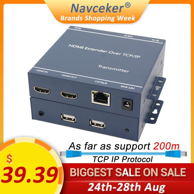 2020 H.264 200m KVM Extender Over IP Network USB Extender Over RJ45 USB KVM By Cat5e Cat6 For HDTV DVD1
2020 H.264 200m KVM Extender Over IP Network USB Extender Over RJ45 USB KVM By Cat5e Cat6 For HDTV DVD1