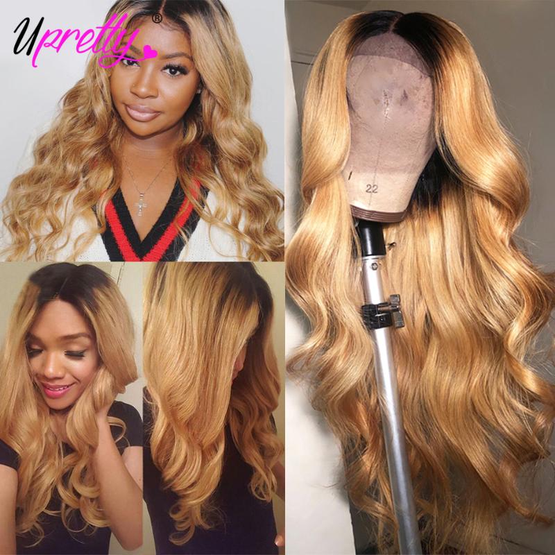 Upretty 1B/27 Colored Lace Front Wigs Brazilian Body Wave Wig Ombre Honey Blonde Wig 13x6 Pre Plucked Remy Hair 200 Density, As pic
Upretty 1B/27 Colored Lace Front Wigs Brazilian Body Wave Wig Ombre Honey Blonde Wig 13x6 Pre Plucked Remy Hair 200 Density, As pic