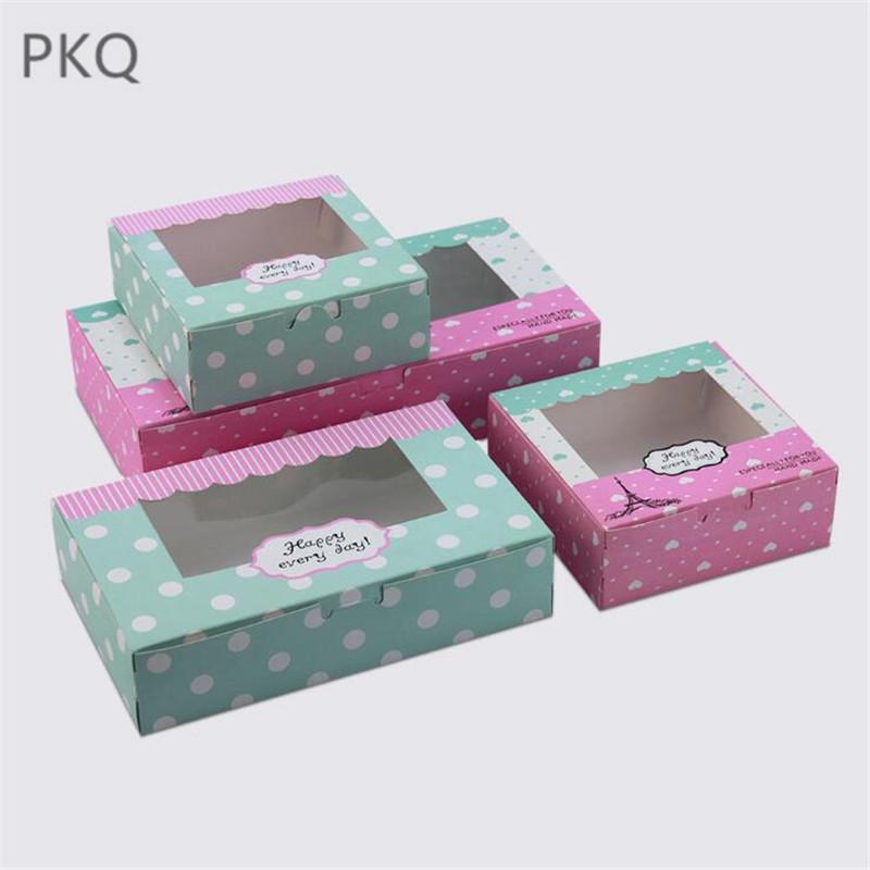 3 size 10pcs Kraft paper box for cake macaron kraft box with window paper cake cookies packaging wedding candy cookies
3 size 10pcs Kraft paper box for cake macaron kraft box with window paper cake cookies packaging wedding candy cookies