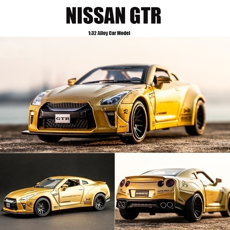 New 1:32 NISSAN GTR Race Alloy Car Model Diecasts & Toy Vehicles Toy Cars Free Shipping Kid Toys For Children Gifts Boy Toy Y200109
New 1:32 NISSAN GTR Race Alloy Car Model Diecasts & Toy Vehicles Toy Cars Free Shipping Kid Toys For Children Gifts Boy Toy Y200109