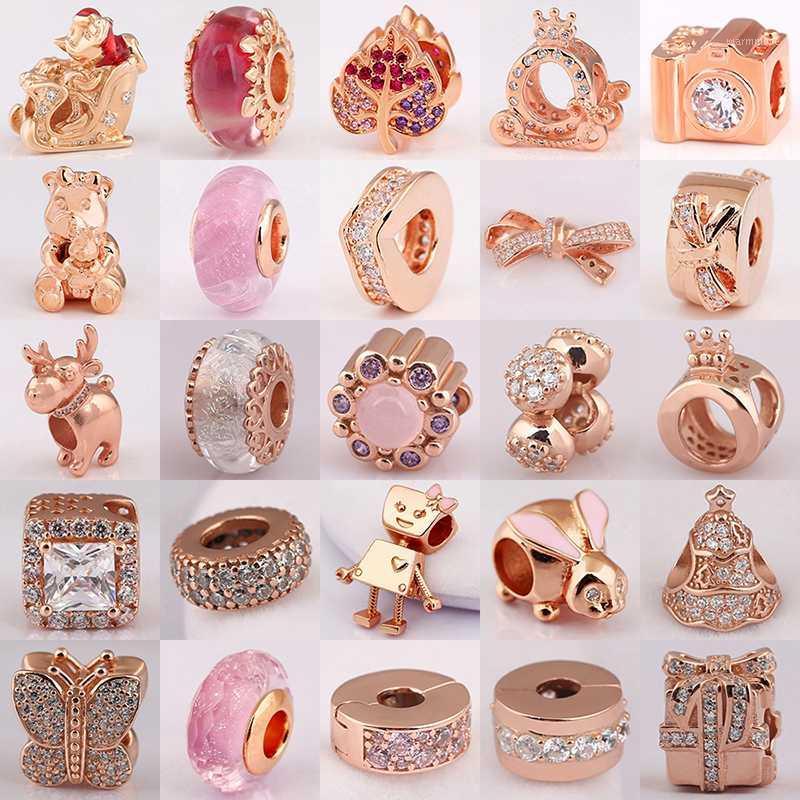 NEW 2020 Fit Original Charm Bracelets Gilded Rose Gold color Authentic 925 sterling silver Beads Women DIY Fashion Jewelry1
NEW 2020 Fit Original Charm Bracelets Gilded Rose Gold color Authentic 925 sterling silver Beads Women DIY Fashion Jewelry1