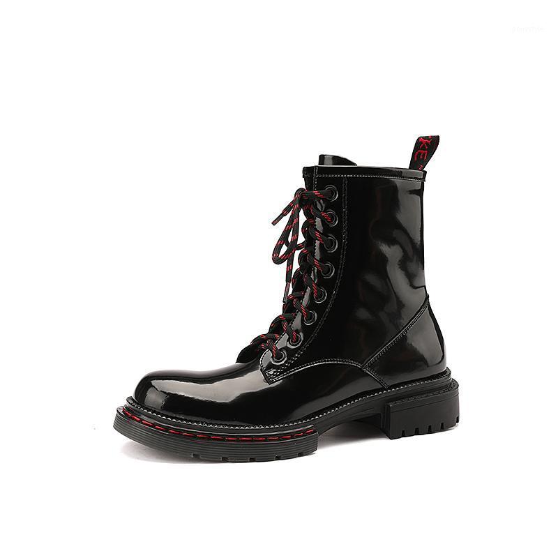 May niamh Ankle Boots Round Toe High Square Heels Genuine Leather Knight Boots For Woman 2020 Autumn Handmade Lace-up Shoes A0371, Red
May niamh Ankle Boots Round Toe High Square Heels Genuine Leather Knight Boots For Woman 2020 Autumn Handmade Lace-up Shoes A0371, Red