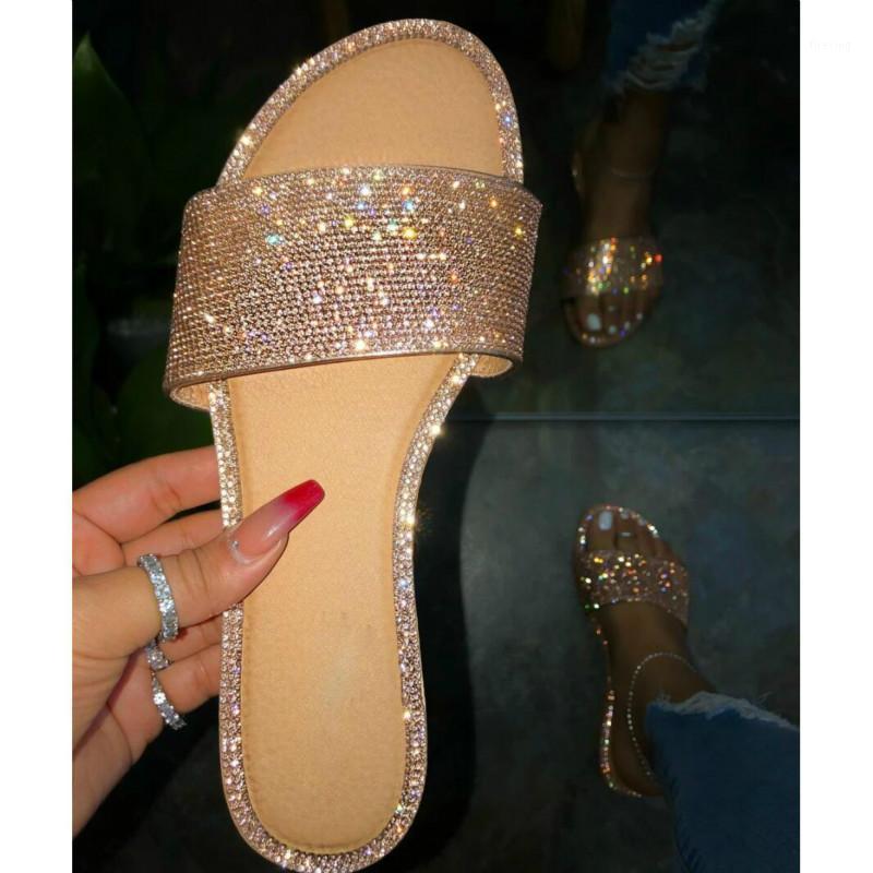 2020 Popular Shiny Crystal Women Party Seaside Slides Diamond Flat with Bling RhineStone Slip-on Shallow Beach Female Slippers1, Black
2020 Popular Shiny Crystal Women Party Seaside Slides Diamond Flat with Bling RhineStone Slip-on Shallow Beach Female Slippers1, Black