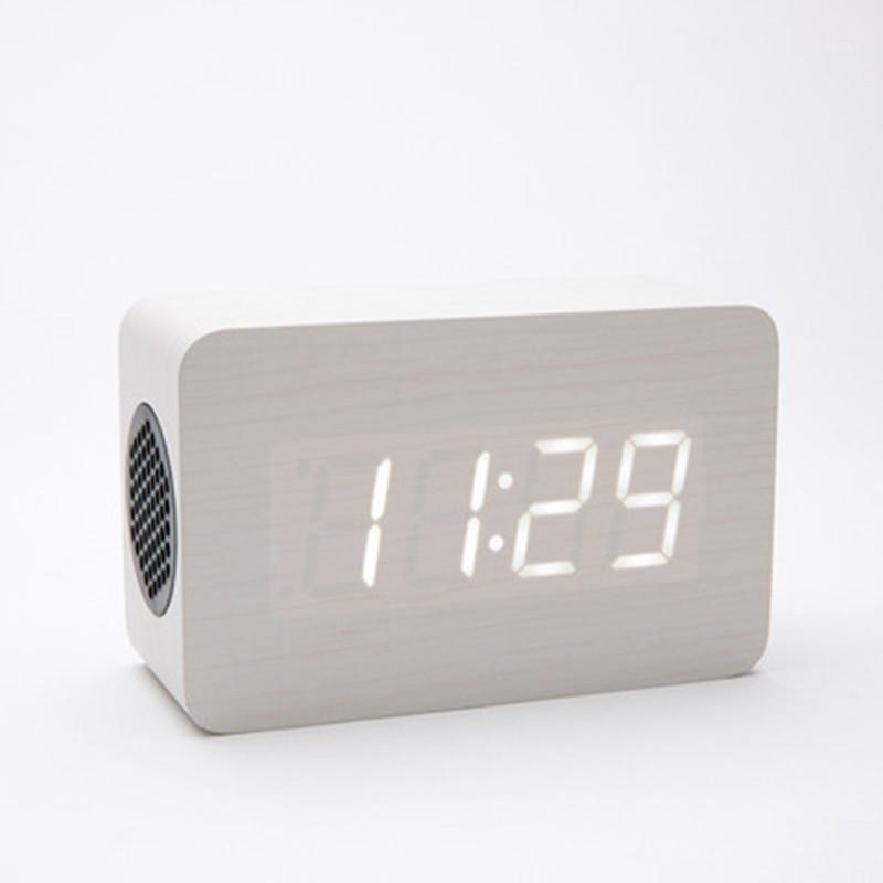 Student Electronic Alarm Clock Luminous Mute Voice-activated Sound Multifunctional LED Wood Clock Bluetooth Speaker1
Student Electronic Alarm Clock Luminous Mute Voice-activated Sound Multifunctional LED Wood Clock Bluetooth Speaker1