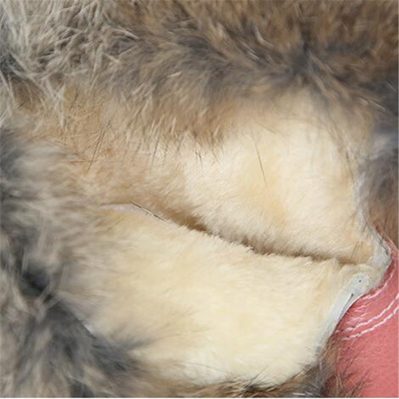 Girls Snow Boots Winter Warm Fashion Boots Children Rabbit Fur Soft Bottom Toddler's Cotton Shoes White LJ200911