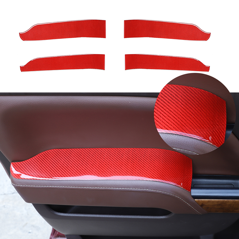 4PC Door Armrest Panel Decoration Trim Soft Red Carbon Fiber For Chevrolet Silverado 2014-2018 Auto Interior Accessories
4PC Door Armrest Panel Decoration Trim Soft Red Carbon Fiber For Chevrolet Silverado 2014-2018 Auto Interior Accessories