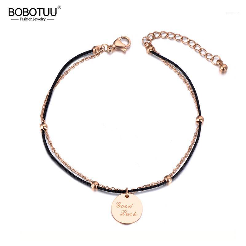 BOBOTUU Trendy Bohemia Good Luck Tag Charm Bracelet For Women Stainless Steel Link & Chain Bracelet For Summer Vacation BB190421
BOBOTUU Trendy Bohemia Good Luck Tag Charm Bracelet For Women Stainless Steel Link & Chain Bracelet For Summer Vacation BB190421