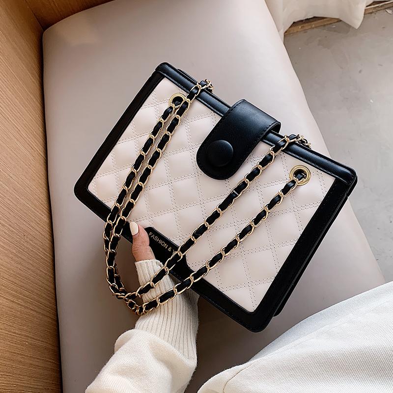 C Chain Designer Women's Winter PU Leather Crossbody Bag Women 2021 Trend Shoulder Handbags Trending Hand Bag White, Black
C Chain Designer Women's Winter PU Leather Crossbody Bag Women 2021 Trend Shoulder Handbags Trending Hand Bag White, Black