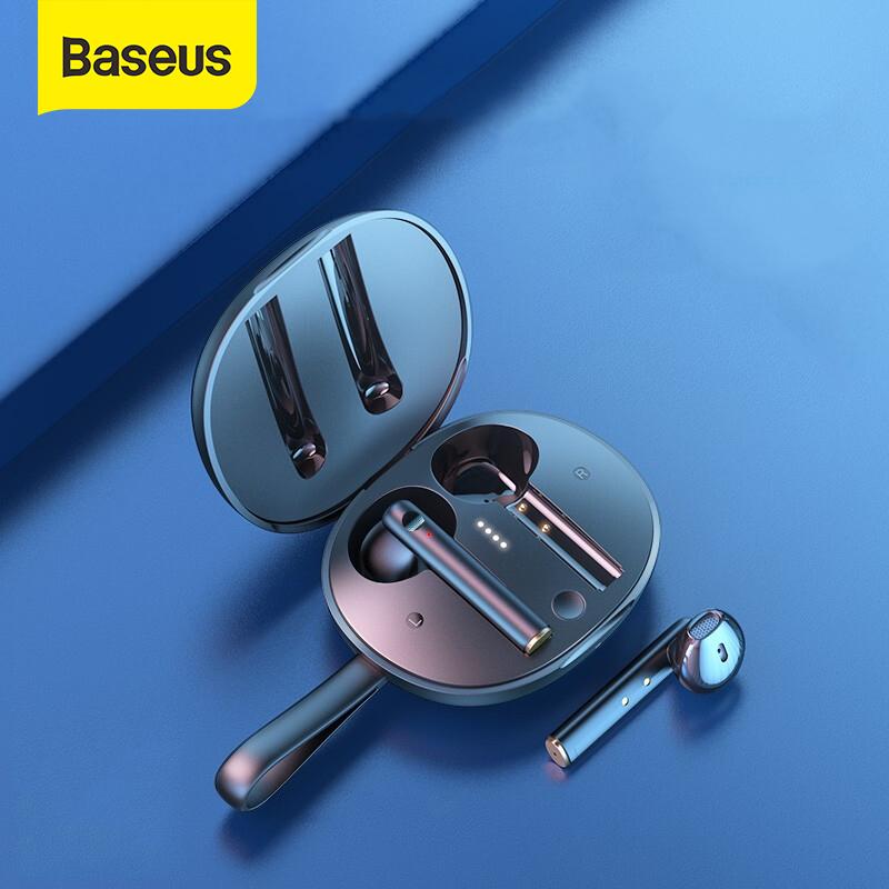 Baseus W05 TWS Bluetooth Headphones Wireless 5.0 Earphones IP55 Waterproof HD Stereo Earbuds Support Qi Wireless Charging, Black
Baseus W05 TWS Bluetooth Headphones Wireless 5.0 Earphones IP55 Waterproof HD Stereo Earbuds Support Qi Wireless Charging, Black